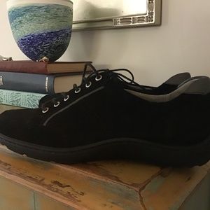 New Waldlaufer Shoes Pro Activ Comfort Walking Weite H Black Suede Leather 6.5